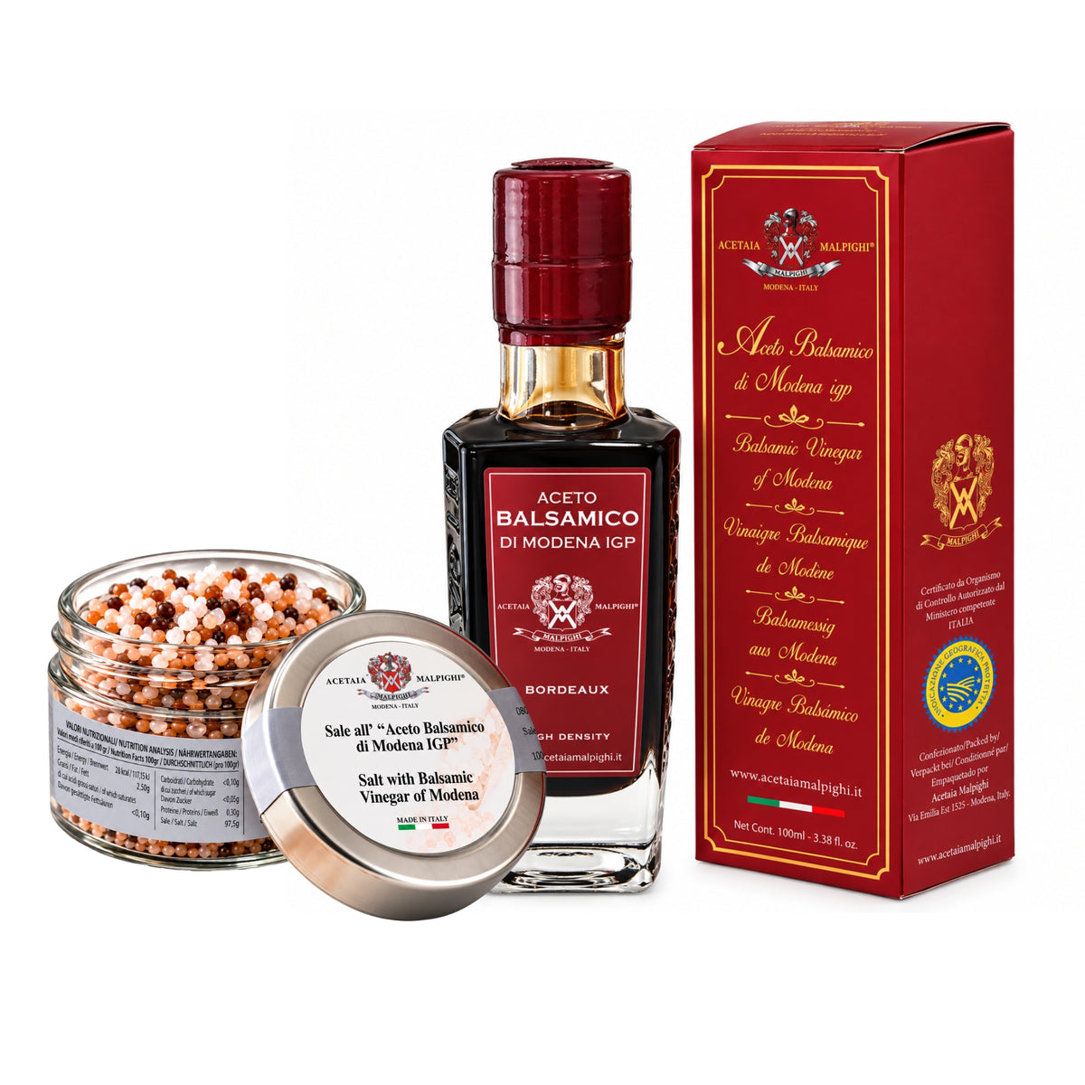 Acetaia Malpighi – Aceto Balsamico di Modena IGP e Sale Aromatizzato