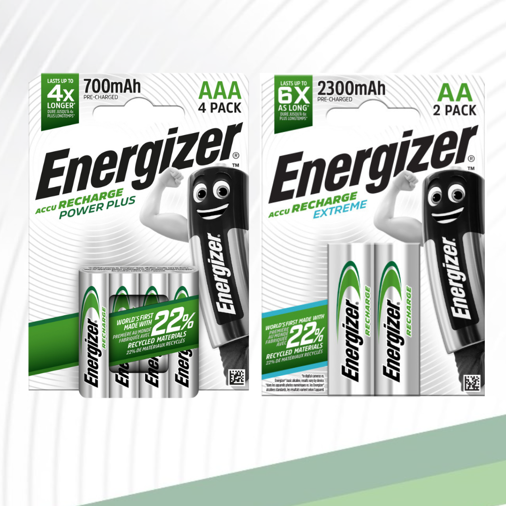 Kit Energizer Pile Ricaricabili 2xAA - 4xAAA